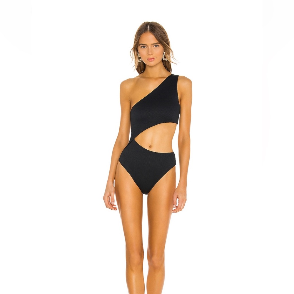 Beach Riot Black Cutout Swimsuit- worn once!
